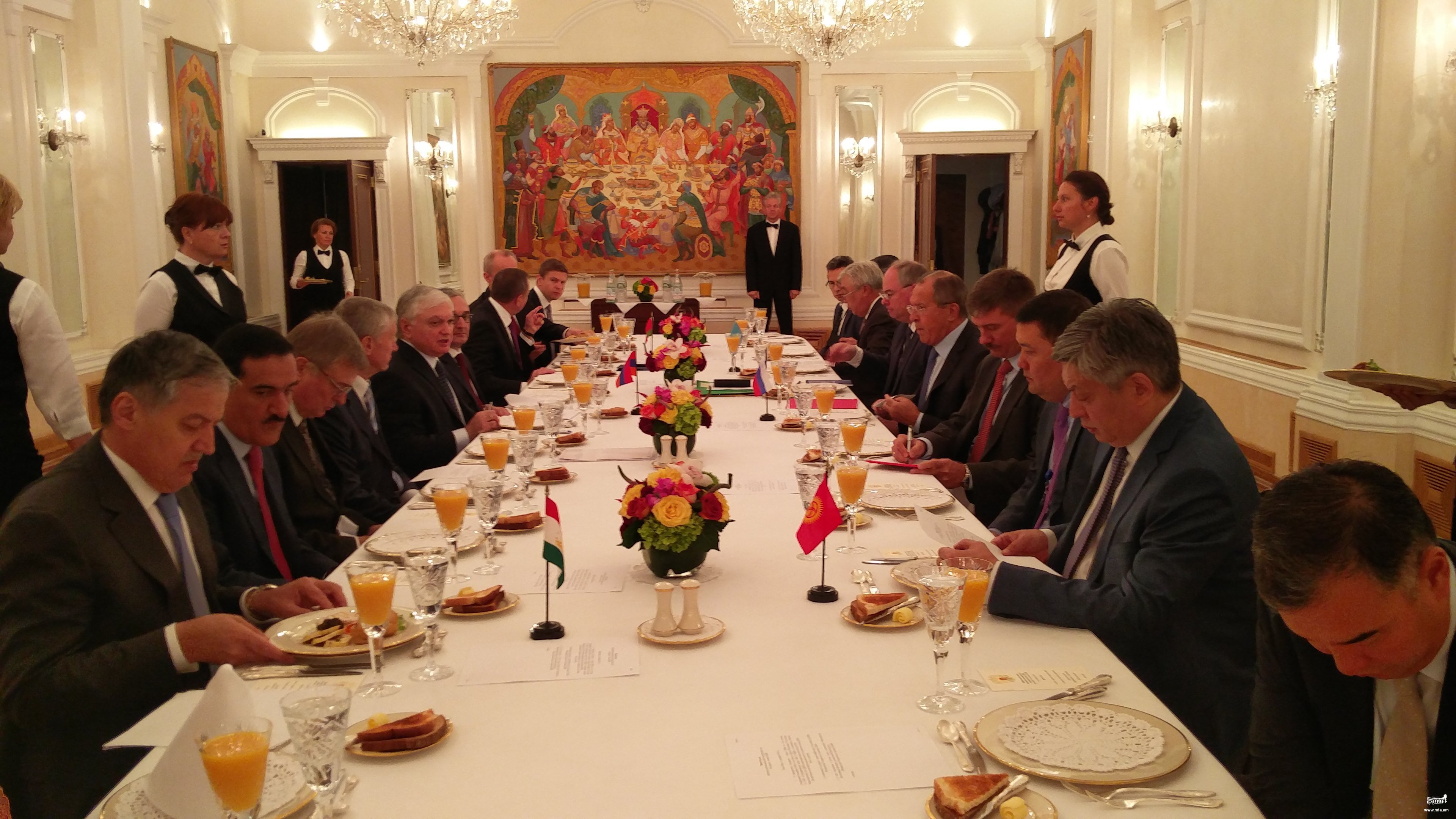 Edward Nalbandian chaired the CSTO Foreign Ministers' meeting