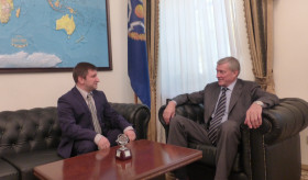 Постоянный представитель Армении встретился с Генеральным секретарем ОДКБ